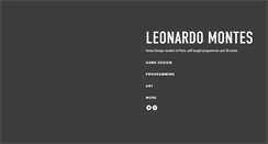 Desktop Screenshot of leonardomontes.com